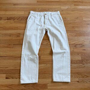 3Sixteen Selvedge Ecru Work Pants 33/28